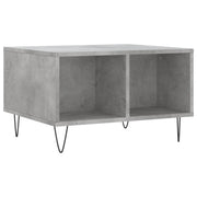 Tavolino salotto | Tavolino da caff¨¨ | Tavolino da Soggiorno Grigio Cemento 60x50x36,5 cm Legno Multistrato