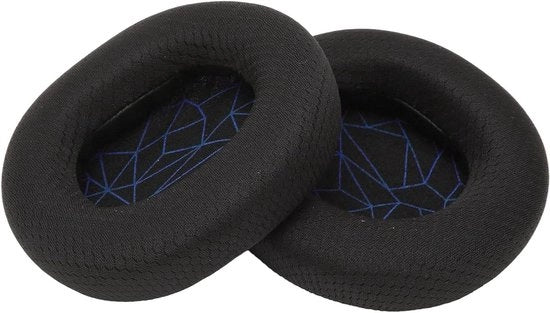 Orecchini di sostituzione per Arctis 1 3 5 7 9 pro - Nero Blu - Isolamento acustico Mesh Spugna