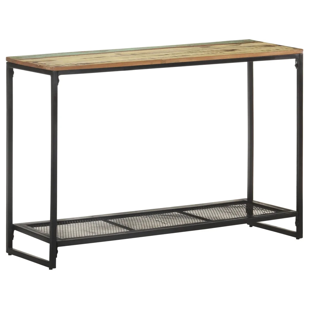 Tavolo Consolle 110x35x75 cm in Legno Massello di Recupero 320248