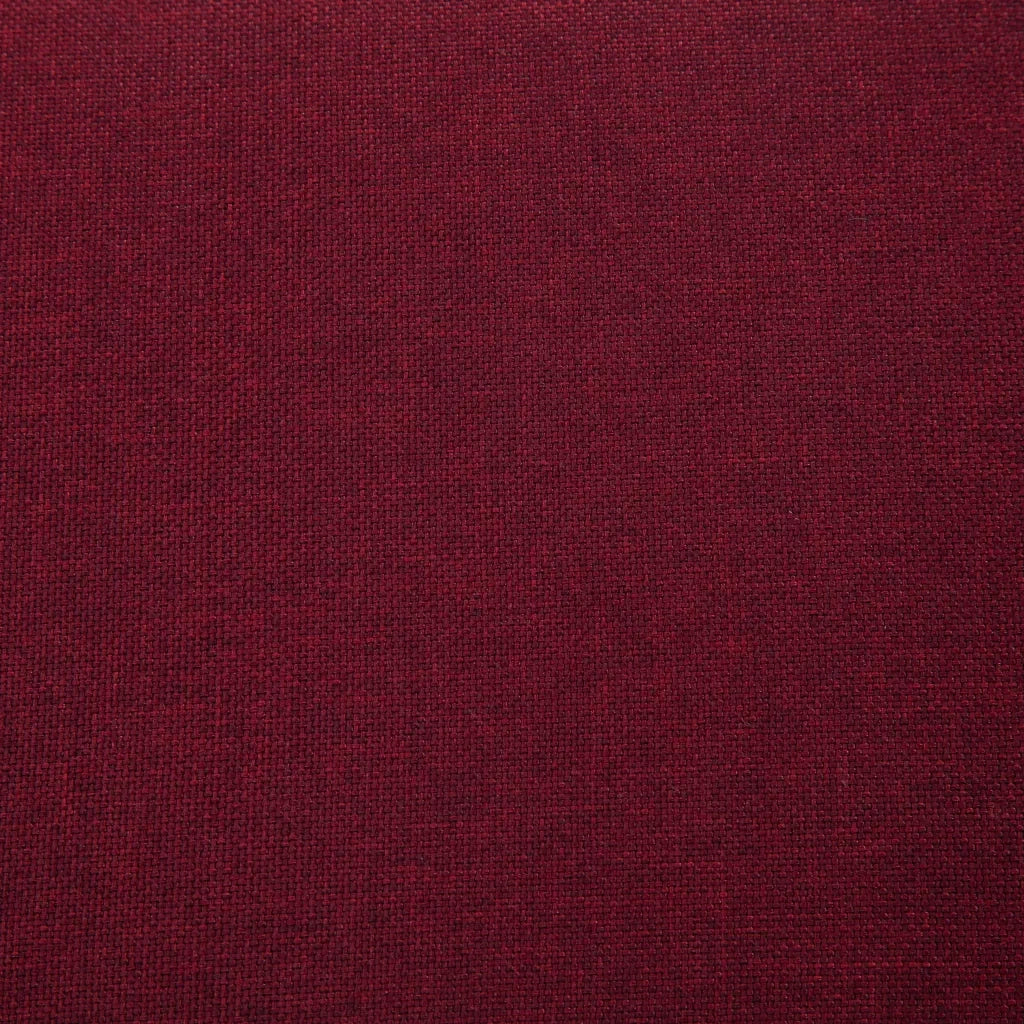Panca con Vano Portaoggetti 116 cm Rosso Vino in Poliestere