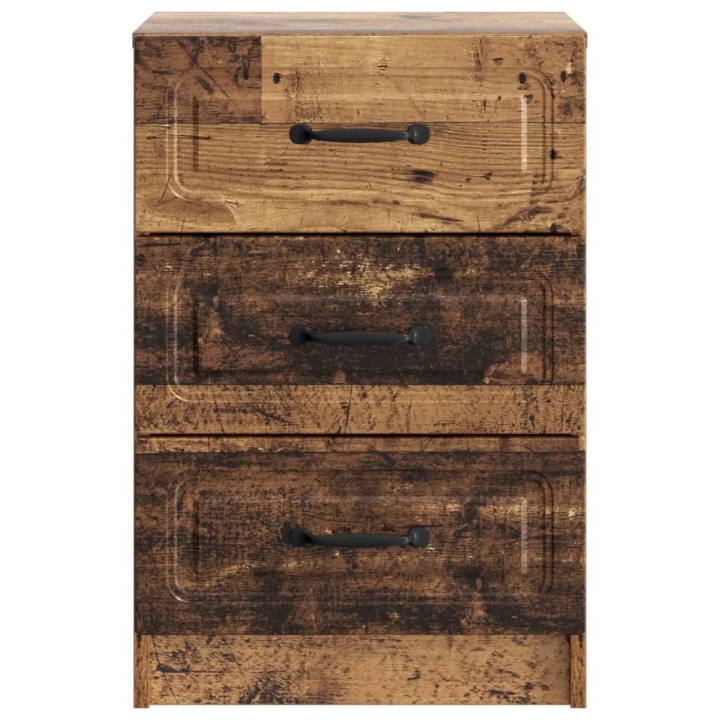 Armadio da Notte con cassetto Legno antico 43 x 41 x 63,5 cm 895713