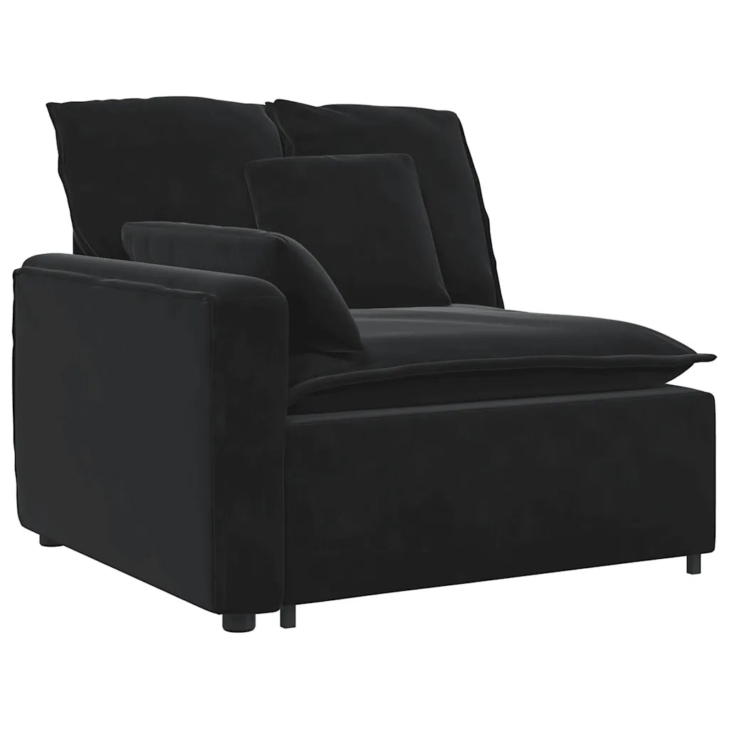 Modulo Terminale Bracciolo Divano Modulare con Cuscini 100 cm CFW9062377