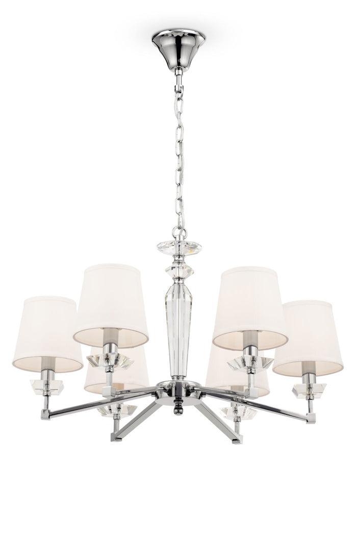 Lampadario Neoclassic in Metallo Beira Nickel