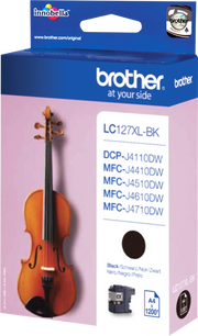 Brother LC127XLBK cartuccia d'inchiostro 1 pz Originale Resa extra elevata (super) Nero
