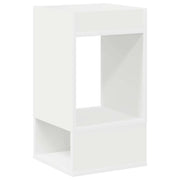 Tavolino | Tavolo laterale Bianco 30 x 30 x 56 cm Legno multistrato