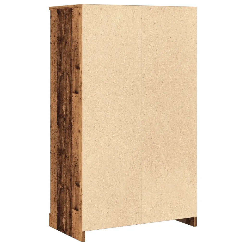 Credenza-Buffet-Armadio da cucina Legno Antico 60x35,5x103,5 cm in Legno Multistrato