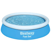 Bestway Set Piscina Gonfiabile Fast Rotonda 183x51 cm Blu 92844