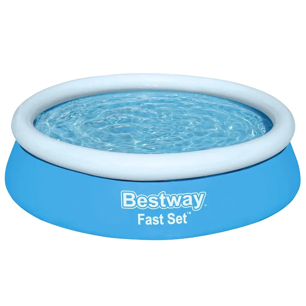 Bestway Set Piscina Gonfiabile Fast Rotonda 183x51 cm Blu 92844