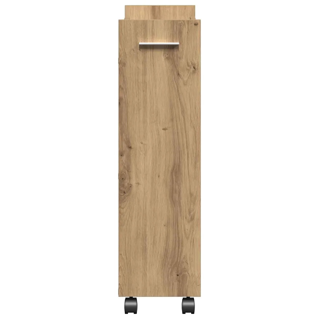 Armadietto con ruota Rovere artigianale 60 x 22 x 79 cm 869139