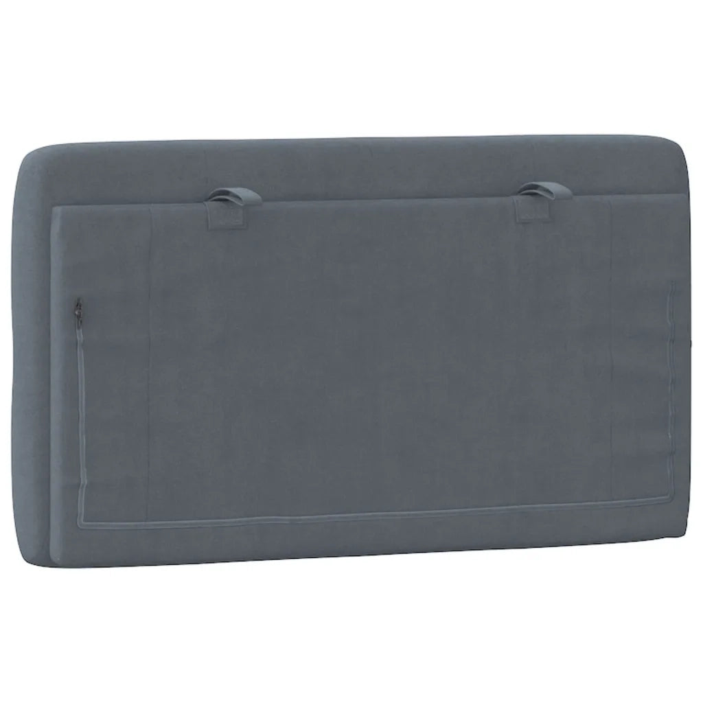 Cuscino Testiera Grigio Scuro 90 cm in Velluto CFW9988501