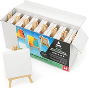 Mini pennelli da pittura - 10x10 cm tela - acrilico e olio - set di 14 telaspecifiche grandi