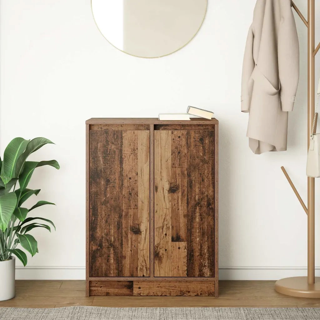 Credenza-Buffet-Armadio da cucina Legno Antico 57x34x76 cm in Legno Multistrato