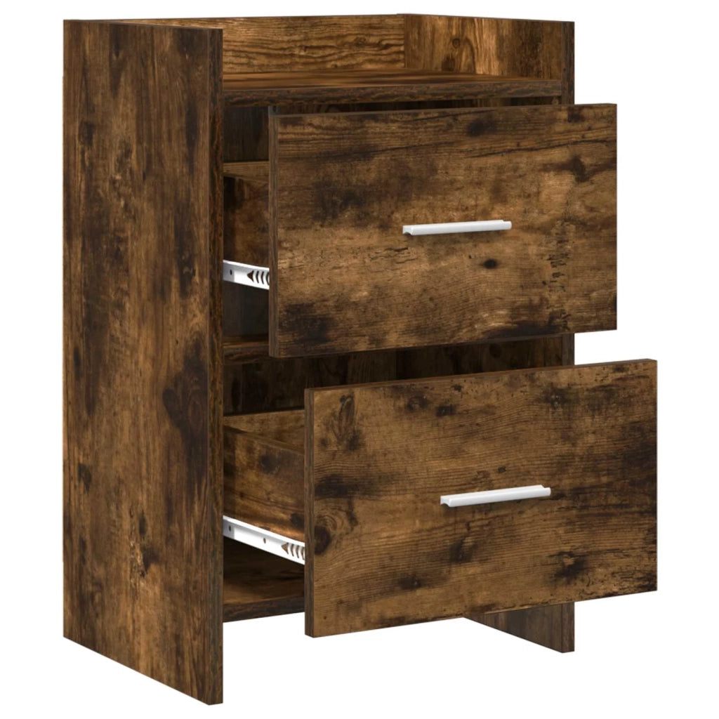 Comodini Rovere Fumo 40 x 30 x 60 cm Legno ingegnerizzato 8010971