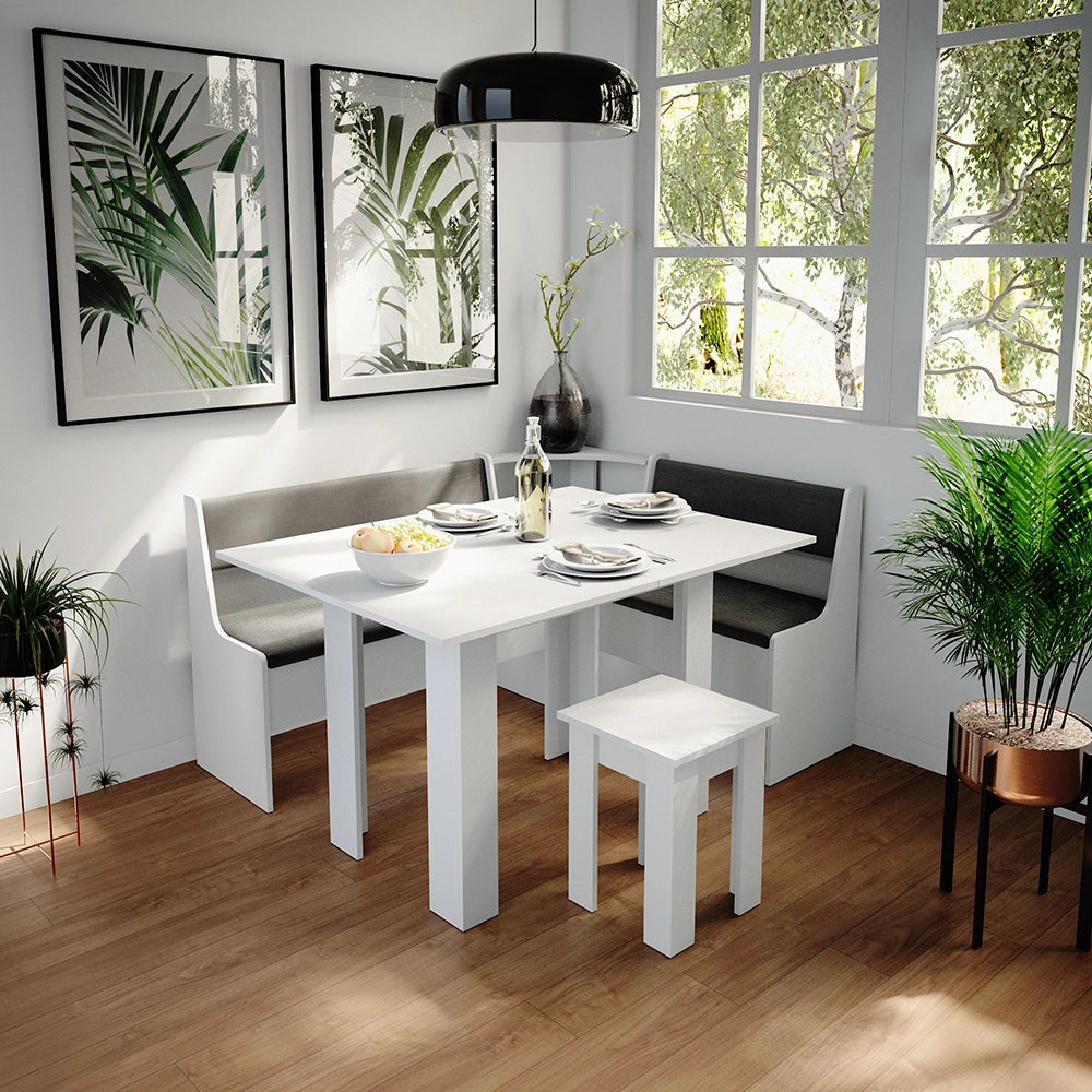 Vicco Panca ad angolo Bianco 41.5 x 76.6 cm
