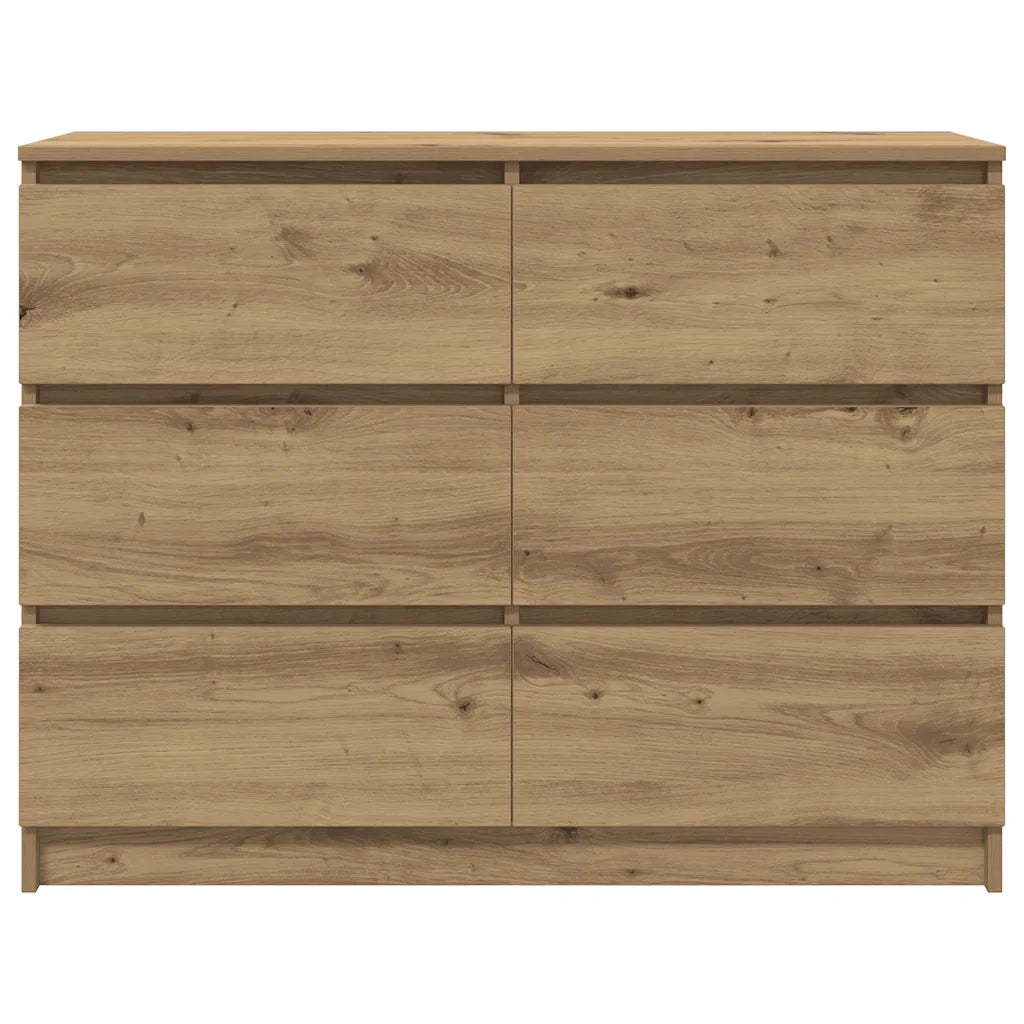Credenza Rovere Artigianale 100x35x76 cm in Legno Multistrato 3328506