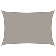 Vela Parasole | Telo Ombra | Vela da ombra 160 g/m2 Rettangolare Grigio Chiaro 4x5 m in HDPE