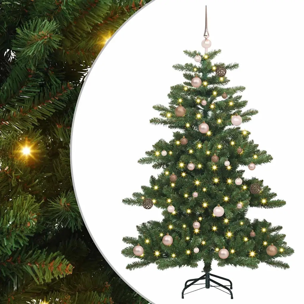Albero di Natale Artificiale con Rami Pieghevoli Verde 150 cm 3397651