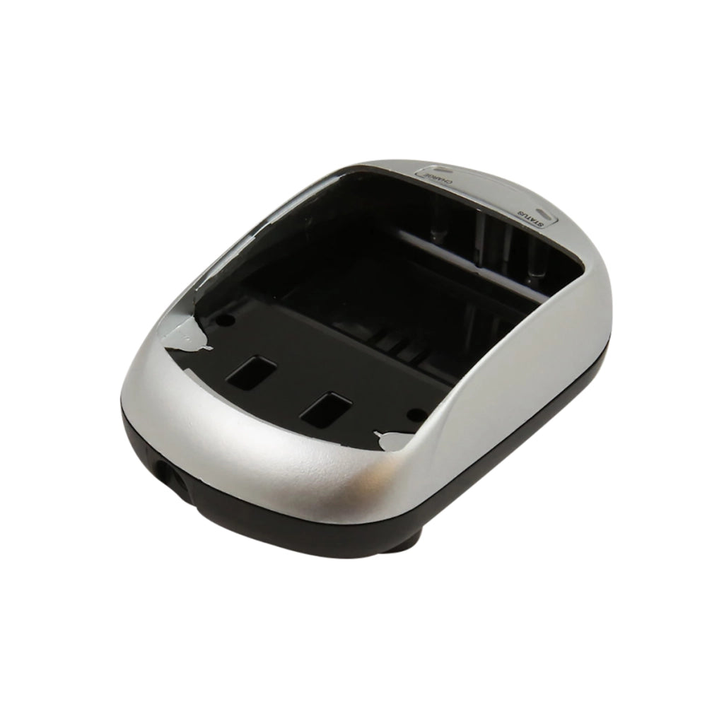 Caricabatterie Universale Batteria Li-ion per Fotocamera e Videocamera Nero / Argento Avizar