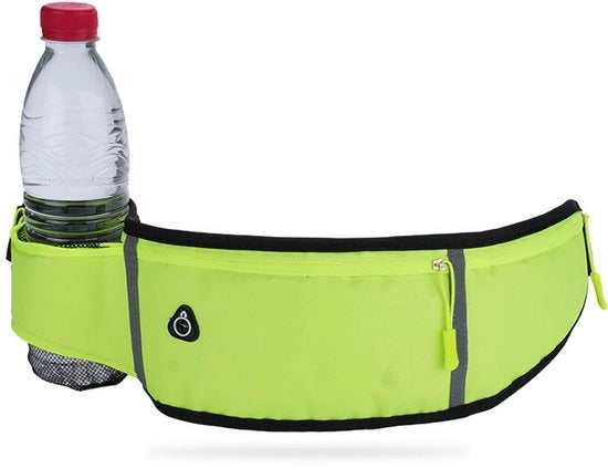 Borsa da running con zaino portatile per smartphone multifunzionale impermeabile e chiusura ermetica per bicicletta, verde