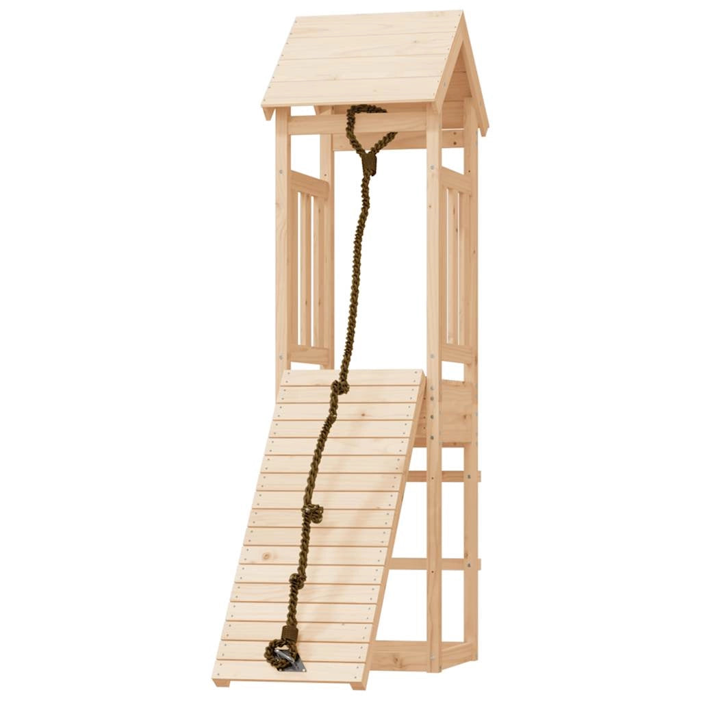 Casetta con Arrampicata in Legno Massello di Pinocod mxl 101720