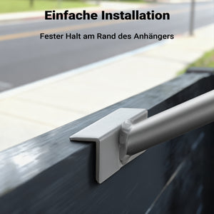 3x Tarpaulin Bracket 108-150 cm for Trailer, Adjustable Aluminium Support für Trailer Covers, Ideal for Flat Tarpaulins