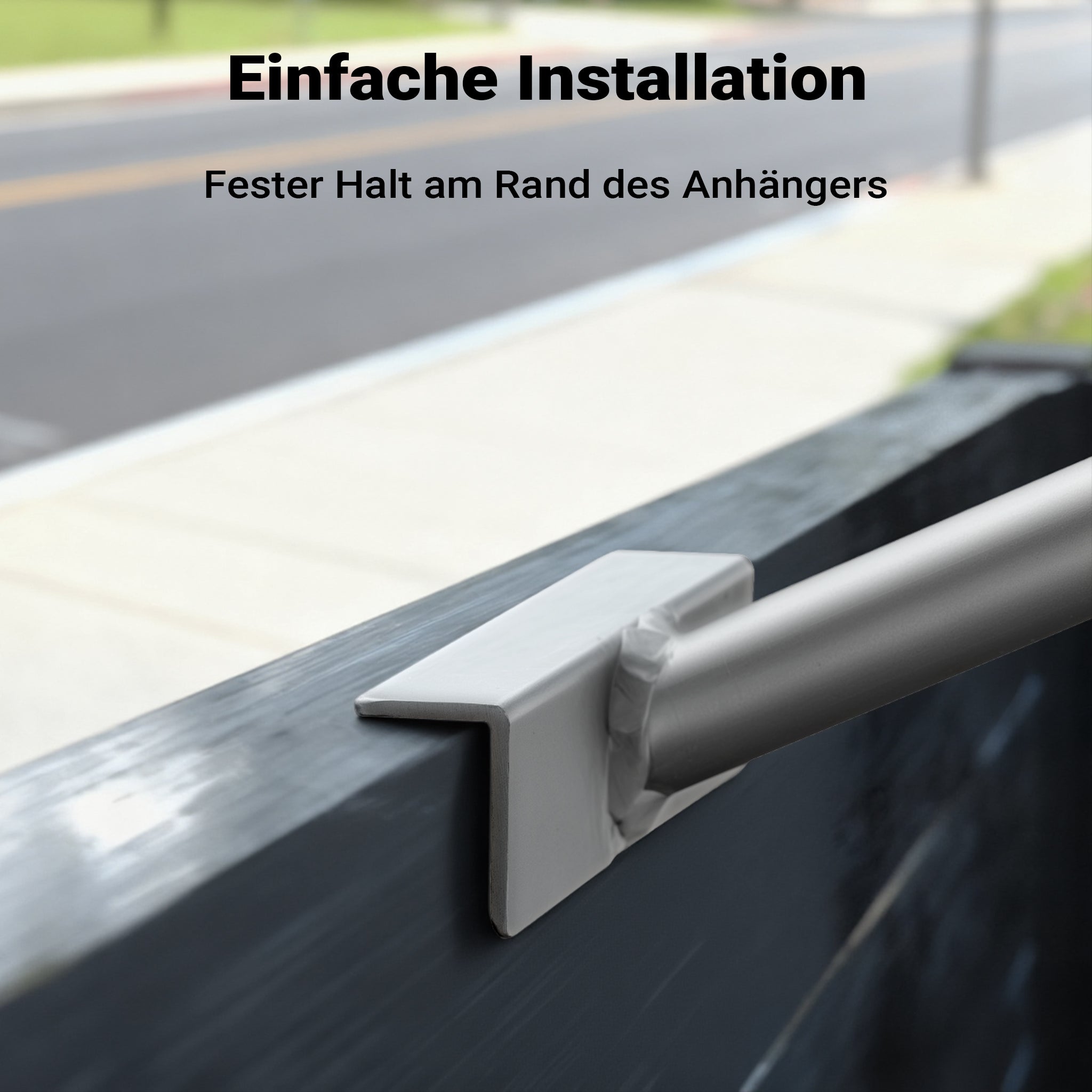 3x Tarpaulin Bracket 108-150 cm for Trailer, Adjustable Aluminium Support für Trailer Covers, Ideal for Flat Tarpaulins