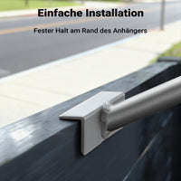 3x Tarpaulin Bracket 108-150 cm for Trailer, Adjustable Aluminium Support für Trailer Covers, Ideal for Flat Tarpaulins