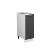 Armadio cucina dispensa alto Fame-Line Antracite-oro/Bianco 30 cm senza piano di lavoro Vicco