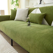 Banco con tessuto a chenille a scacchi, sedia per tutto l'anno, antiscivolo e impermeabile, facile da pulire, morbido e idoneo per la pelle, confortevole e respirante, adatto per la sala da soggiorno - Grasgroen, 90*120cm
