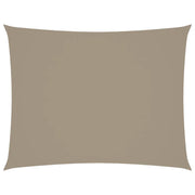 Parasole a Vela Tessuto Oxford Rettangolare 4x5m Grigio Talpa