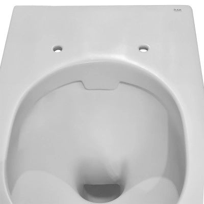 Water filomuro serie Feeling senza brida in ceramica bianco matt