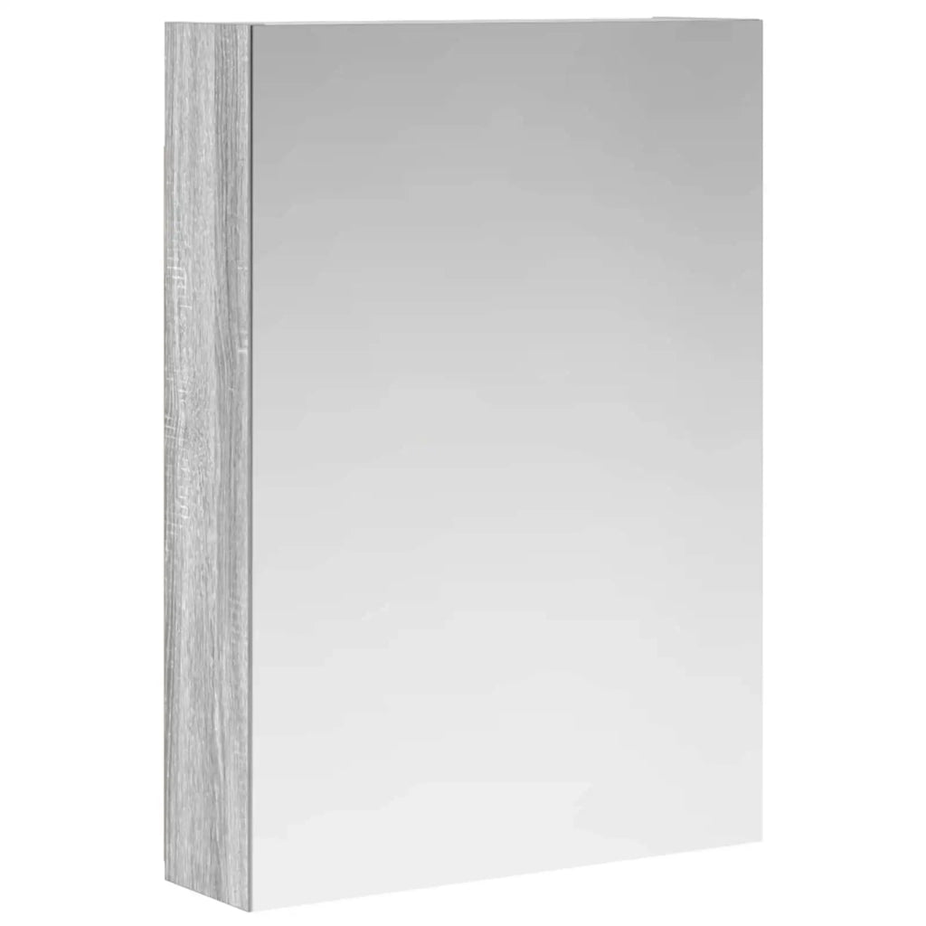Mobiletto per specchio da bagno Grigio Sonoma 50 x 14,5 x 70 cm