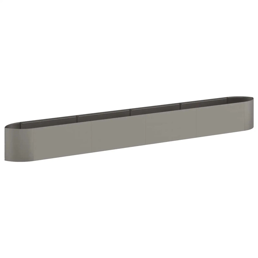 Letto rialzato da giardino Acciaio Corten 380 x 40 x 40 cm 8011739