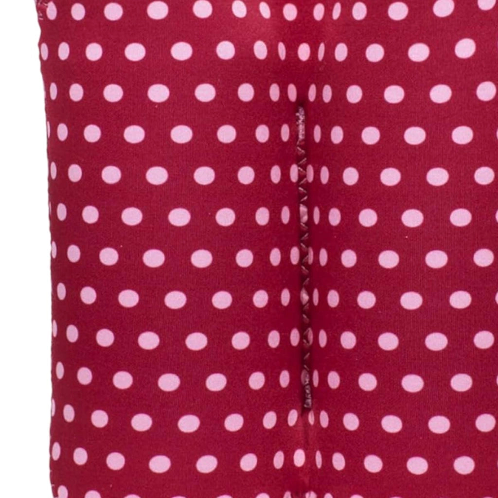 Borsa termica con cerniera per due biberon, motivo a pois, con tracolla rimovibile Rosa Built
