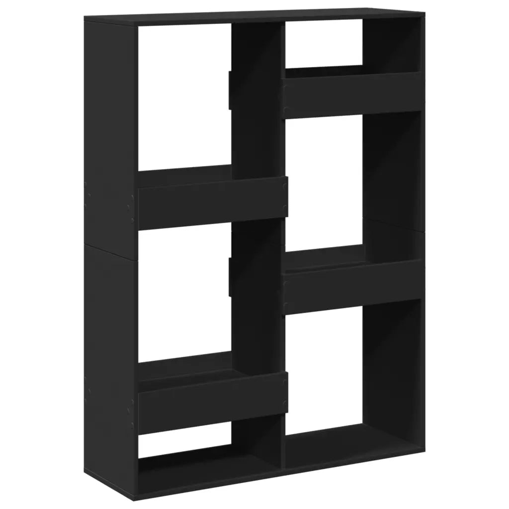 Divisorio Ambienti | Divider per stanze | Paravento Nero 100x33x135 cm in Truciolato