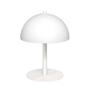 Lampada Da Tavolo Moderna Demetra Acciaio Bianco 2 Luci G9 Ip20
