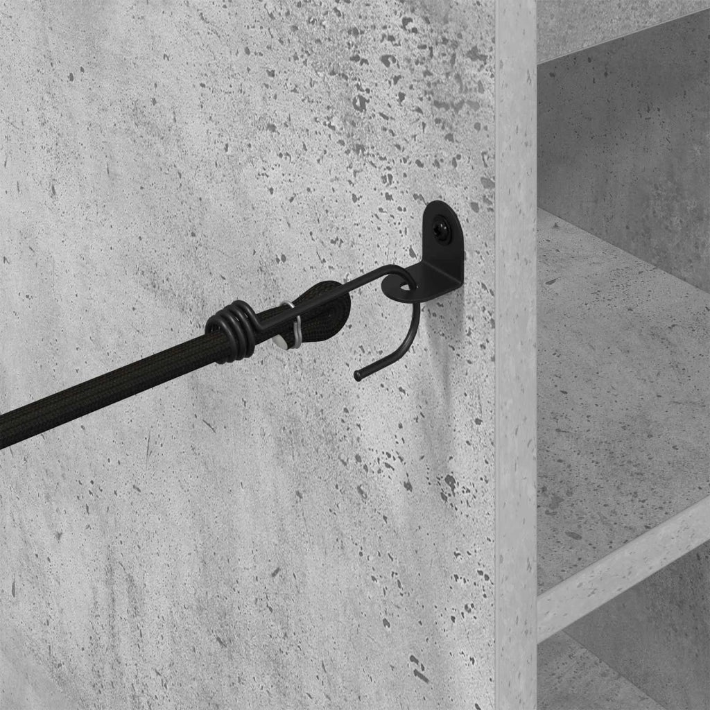 Armadio per Golf con ruota Grigio cemento 65 x 45 x 98 cm CFW1917534
