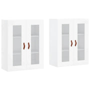 Armadietti a Parete 2 pz Bianchi in Legno Multistrato CFW3631702