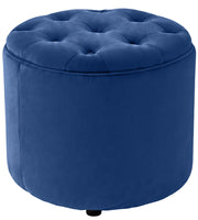Pouf Contenitore Pantin In Velluto blu