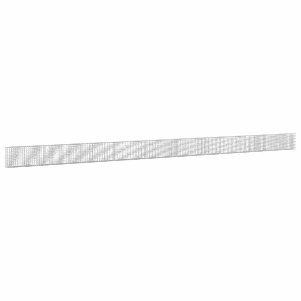 Gabione con filo da 5 mm e rete da 5x5 cm 950x20x50 cm 3464053