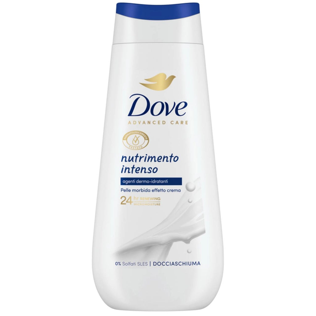 SET 6 DOVE DOCCIASCHIUMA  NUTRIMENTO INTENSO 225ML