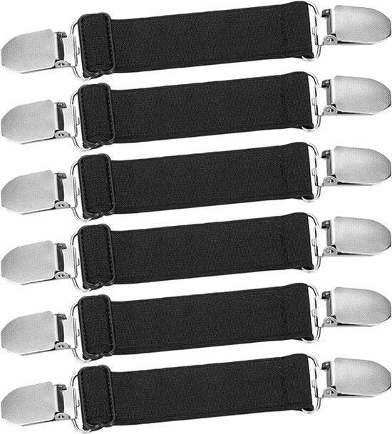 6 pezzi di Adattatore di Cintura per Pantaloni - Regolabile Cinturino Elastico - Per Uomini e Donne
