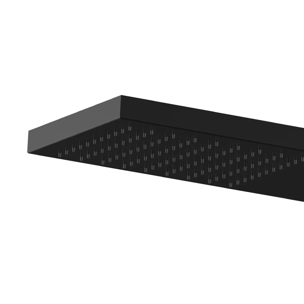 Soffione doccia quadrato 20 cm in ottone 144 getti