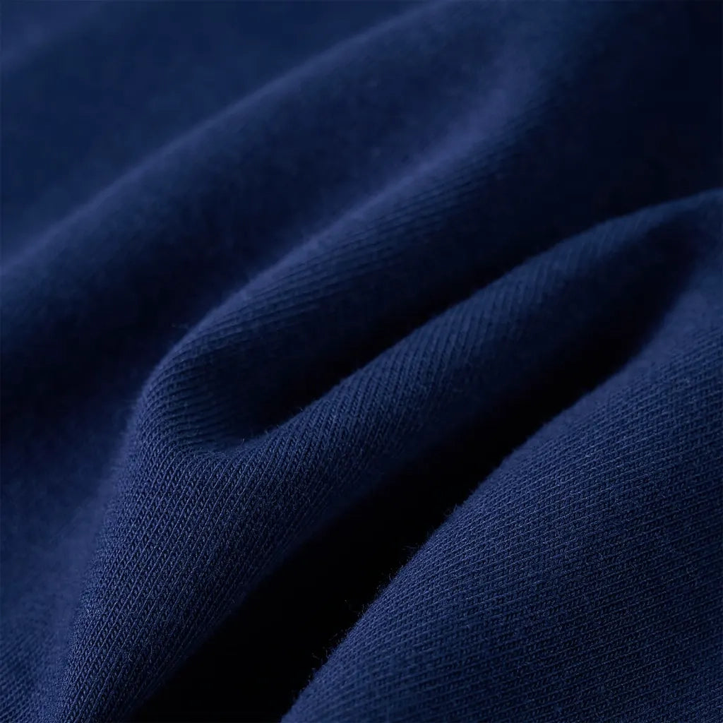 Maglietta da Bambina Maniche Lunghe Blu Marino 104