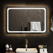 Specchio da Bagno con Luci LED-Specchio per Bagno 90x60 cm 572963