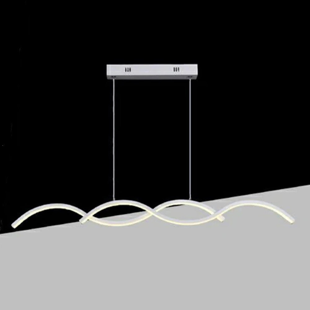 Trade Shop - Lampadario Led A Sospensione Moderno Lampada Twist 26w Cct Luce Variabile 3000k-6500k A43-3c -
