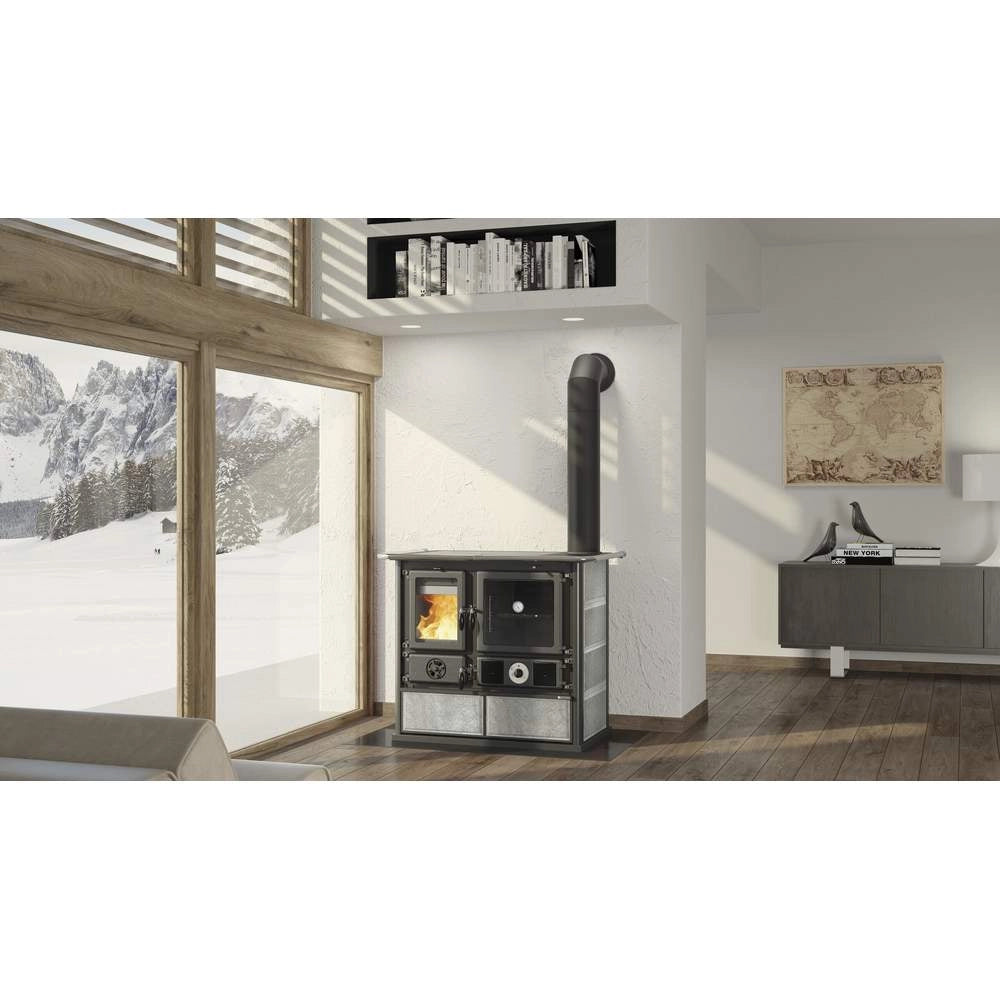 Termostufa a Legna Termorosa DSA 4.0 Pietra Naturale Nordica