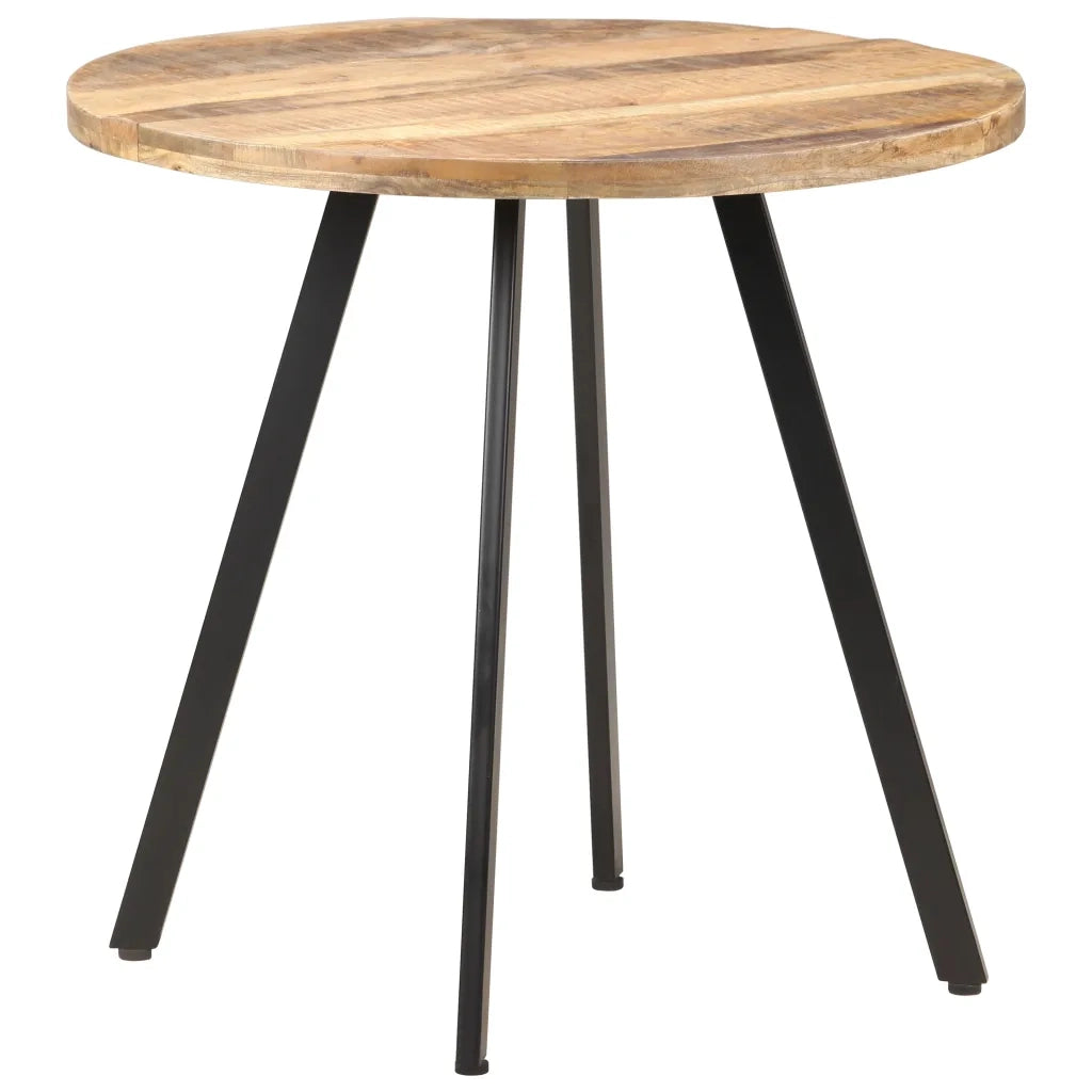 Tavolo da Pranzo 80 cm in Legno di Mango Grezzo  cod mxl 6110