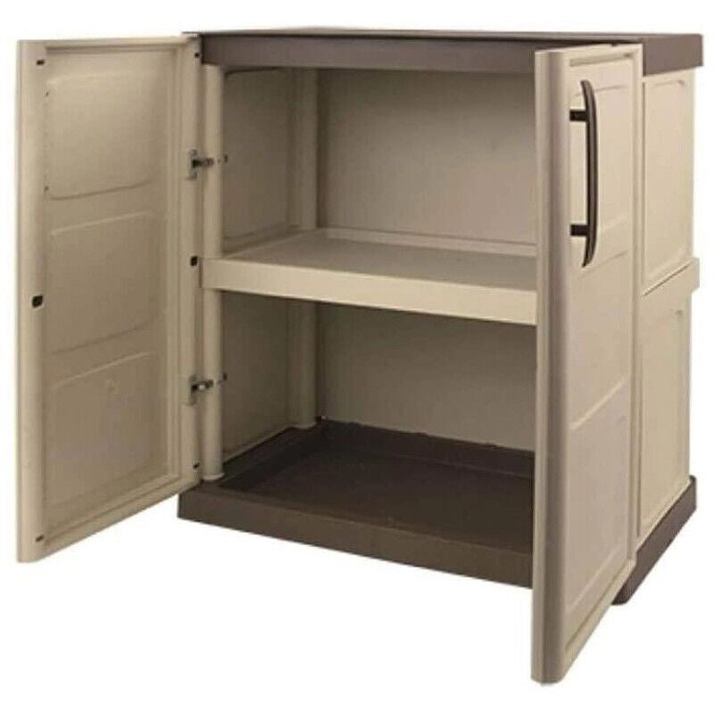 MOBILE ARMADIETTO STEEL BASSO 2 RIPIANI 70 X 39 X 85 CM