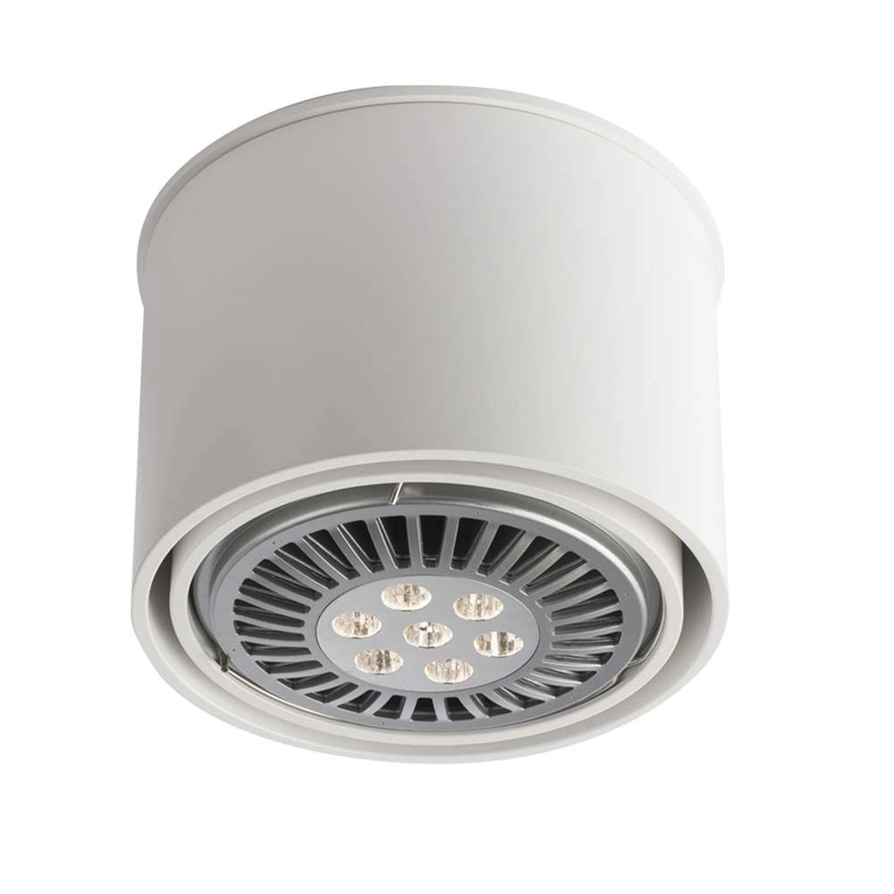 Spot soffitto bianco tondo Ø15 orientabile GU10 Shilo